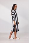 ANYA DRESS - black/ivor